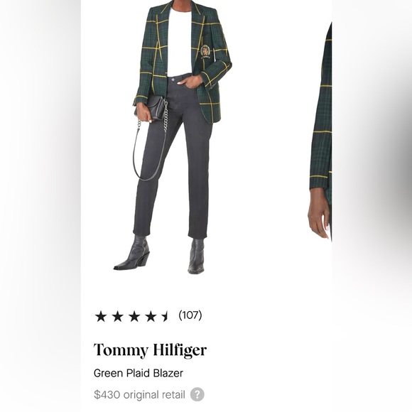 Tommy Hill Blazer, perfect for the holidays perfect color for the right season - Picture 4 of 17